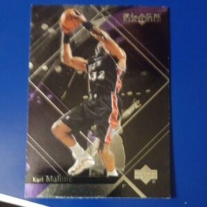 Men's Black Basketball Trading Card
